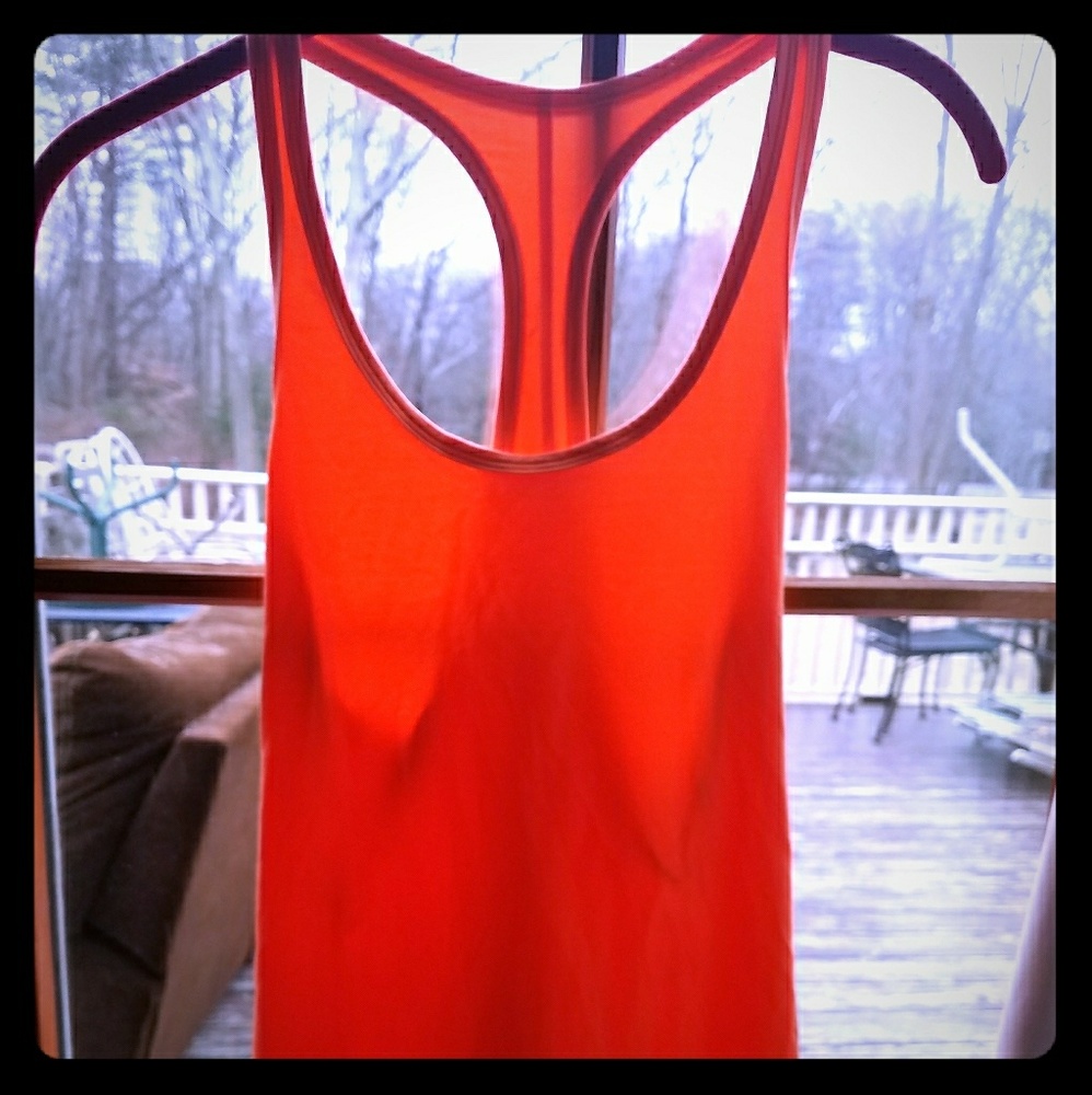 Nike Dri-Fit orange tank